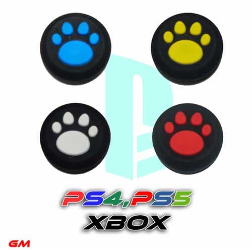 روکش آنالوگ دسته بازی طرح رد پا رنگ مشکی