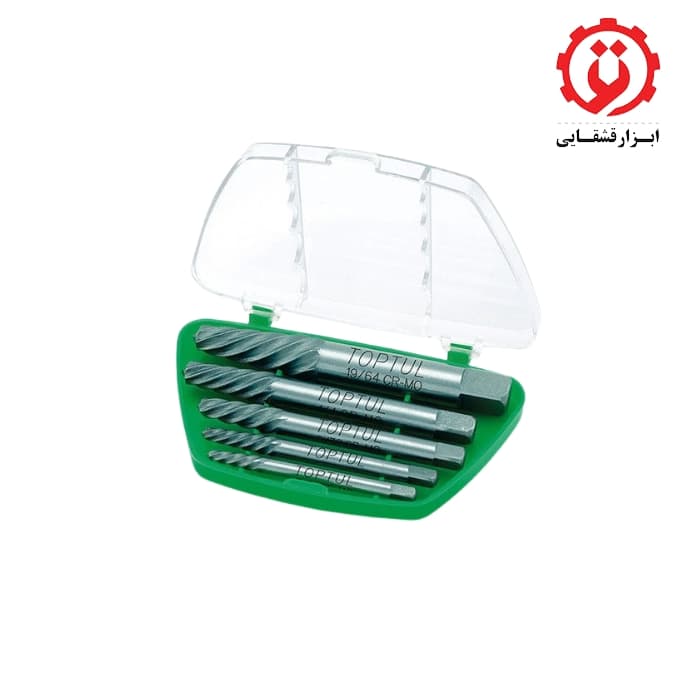 قلاویز چپ گرد 5 عددی دنده درشت تاپ تول مدل JGAW0502
