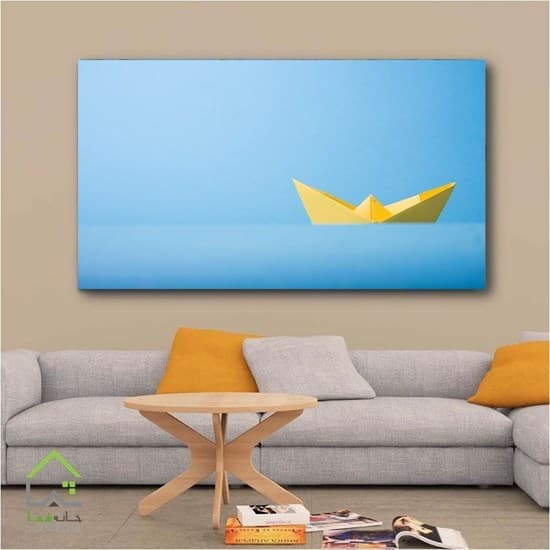 تابلو دیواری قایق کاغذی