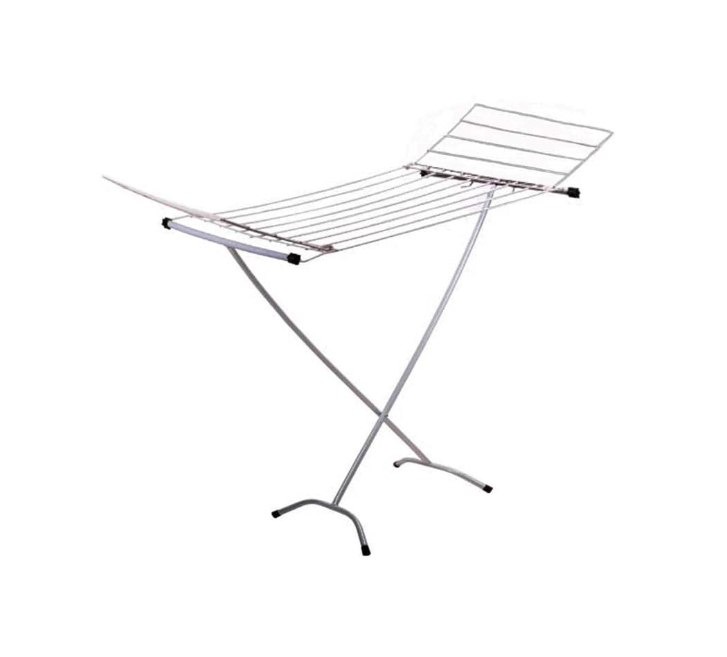 بند رخت تاشو سفید بالدار بزرگ