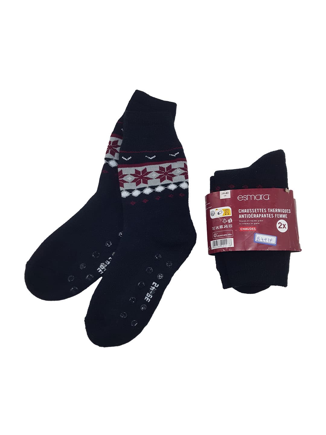 جوراب بافت زنانه (پک 2 عددی ) برند اسمارا کد b2313