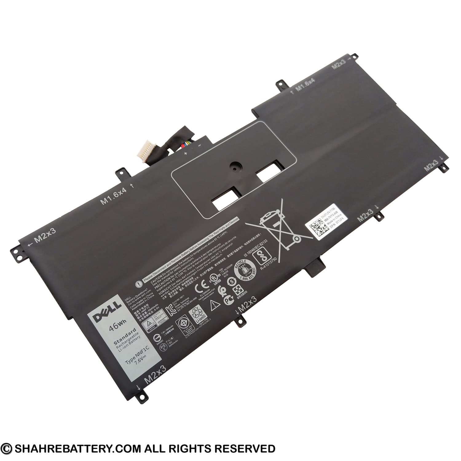 باتری اورجینال لپ تاپ دل Dell XPS 13 9365 NNF1C