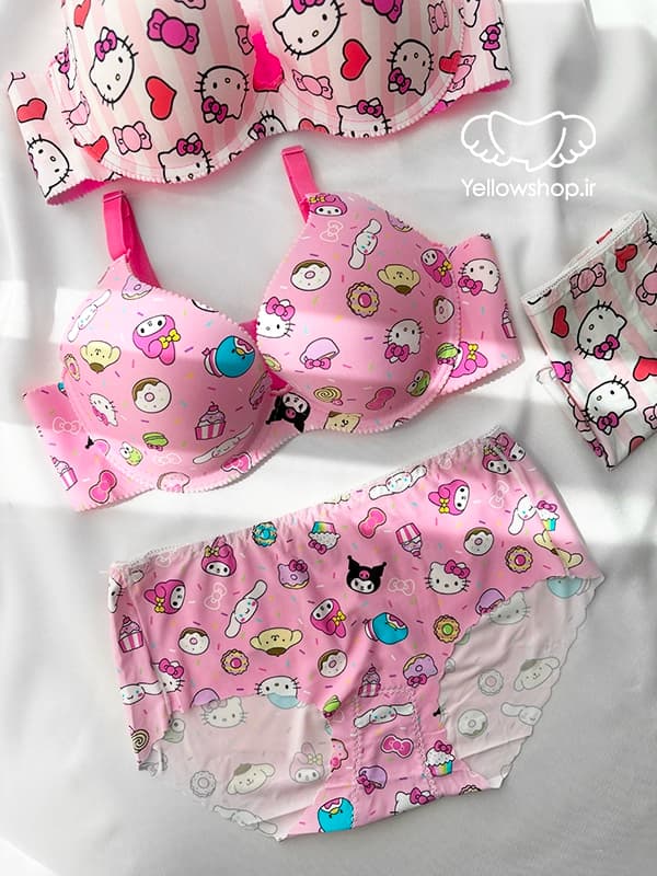 ست اسفنجی عروسکی هلو کیتی کد 25112
