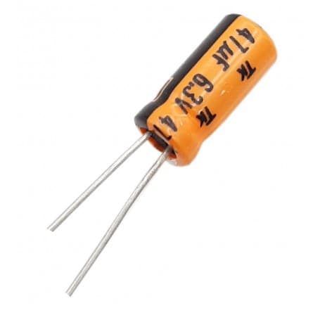 خازن الکترولیتی 47uF / 6.3V ژاپنی مارک TK
