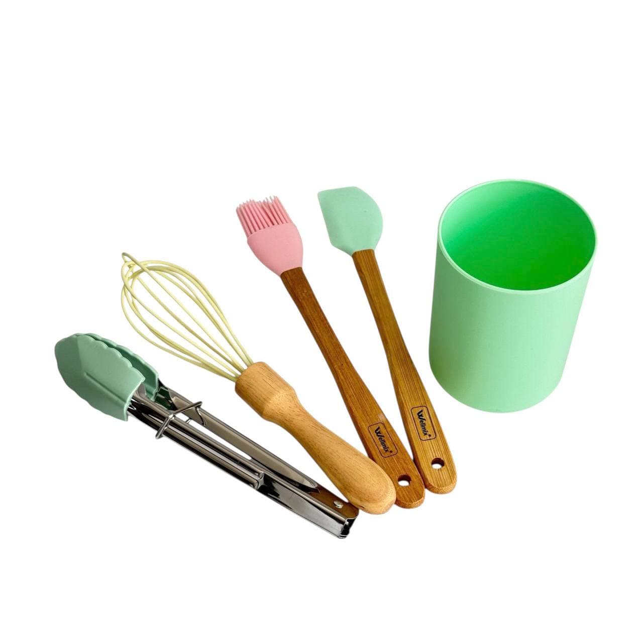 ست ابزار شیرینی پزی ۵ تیکه جعبه سبز