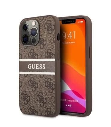 قاب اورجینال چرمی گس برجسته ساده ایفون Case GUESS Iphone 12 pro