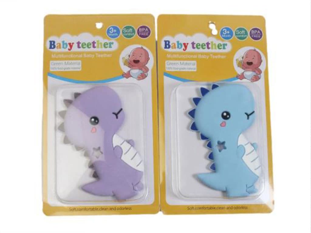 دندانگیر نوزادی سیلیکونی طرح دار