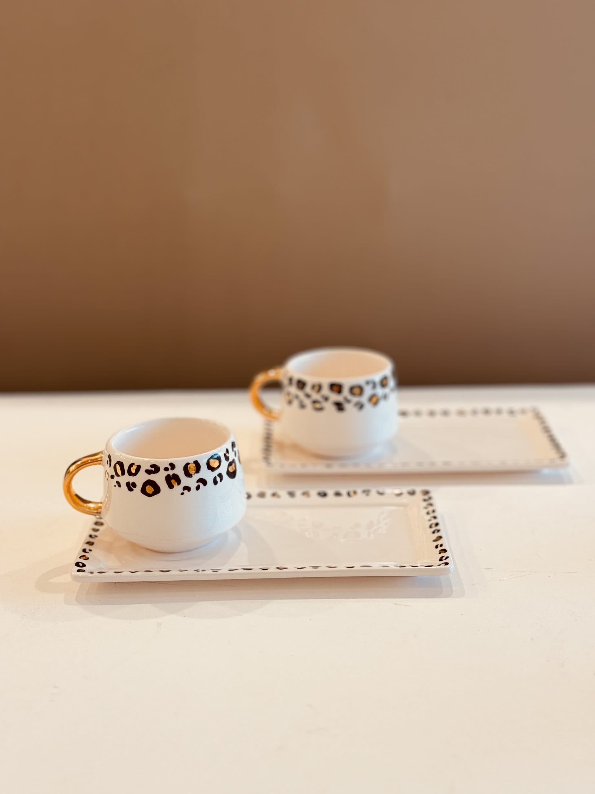 ست ماگ و بشقاب پلنگی کد 1018055