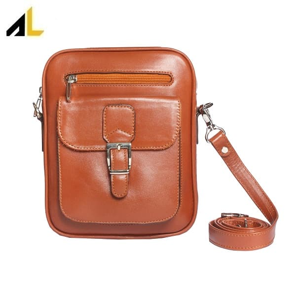 کیف دوشی چرم کد ALM111