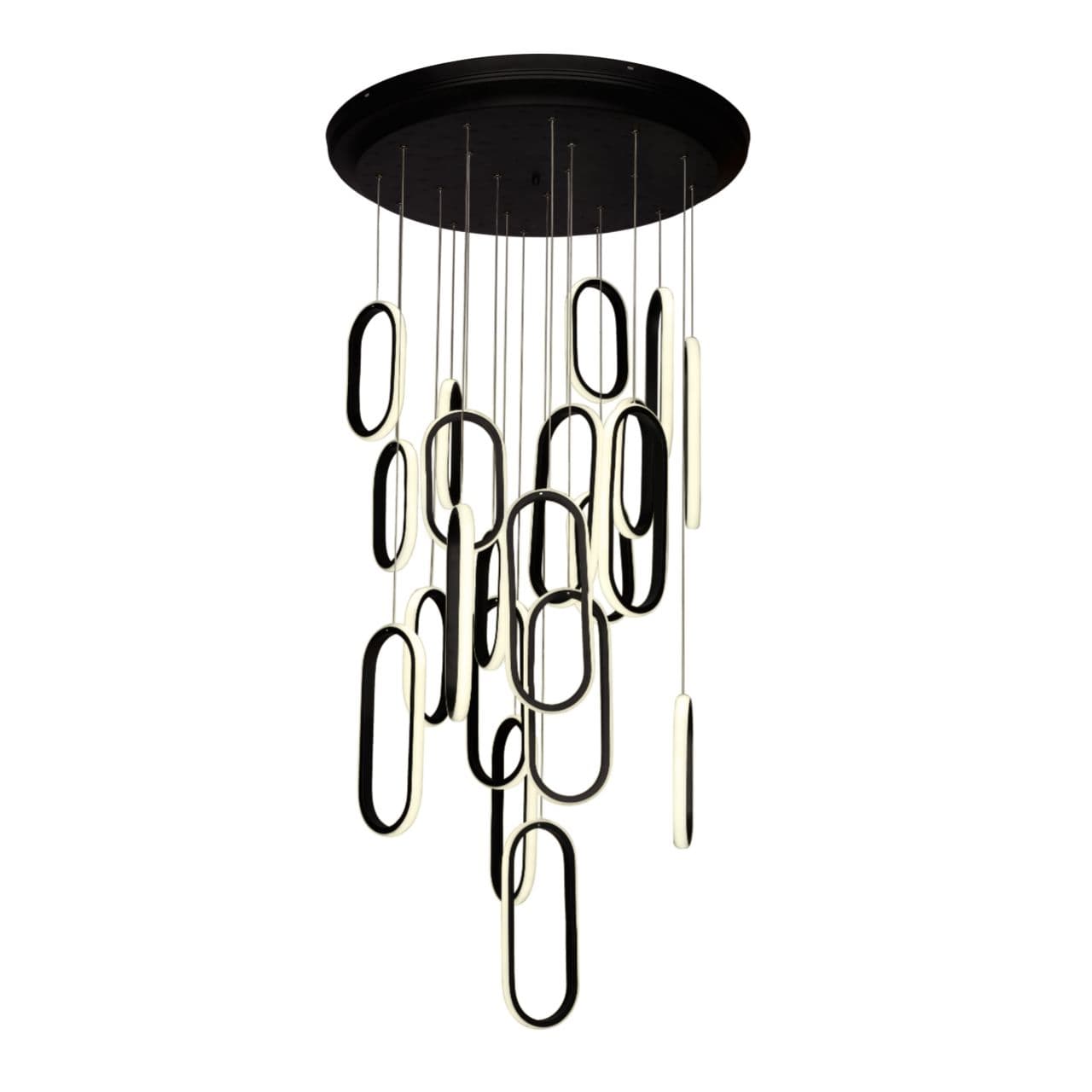 لوستر مدرن چشمه نور کد L6412/21BK