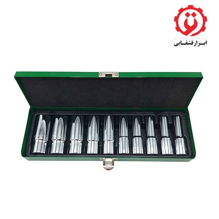 جعبه بکس بلند 10 پارچه 1/2 اینچ تاپ تول مدل GAAD1011