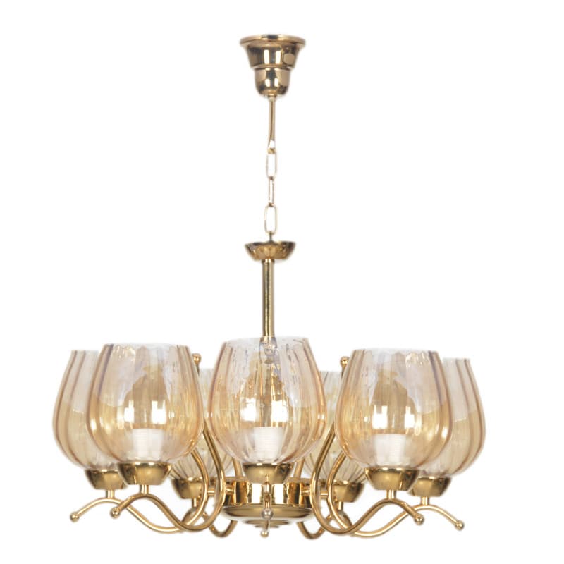 لوستر 7 شعله چشمه نور کد A804/7-G طلایی