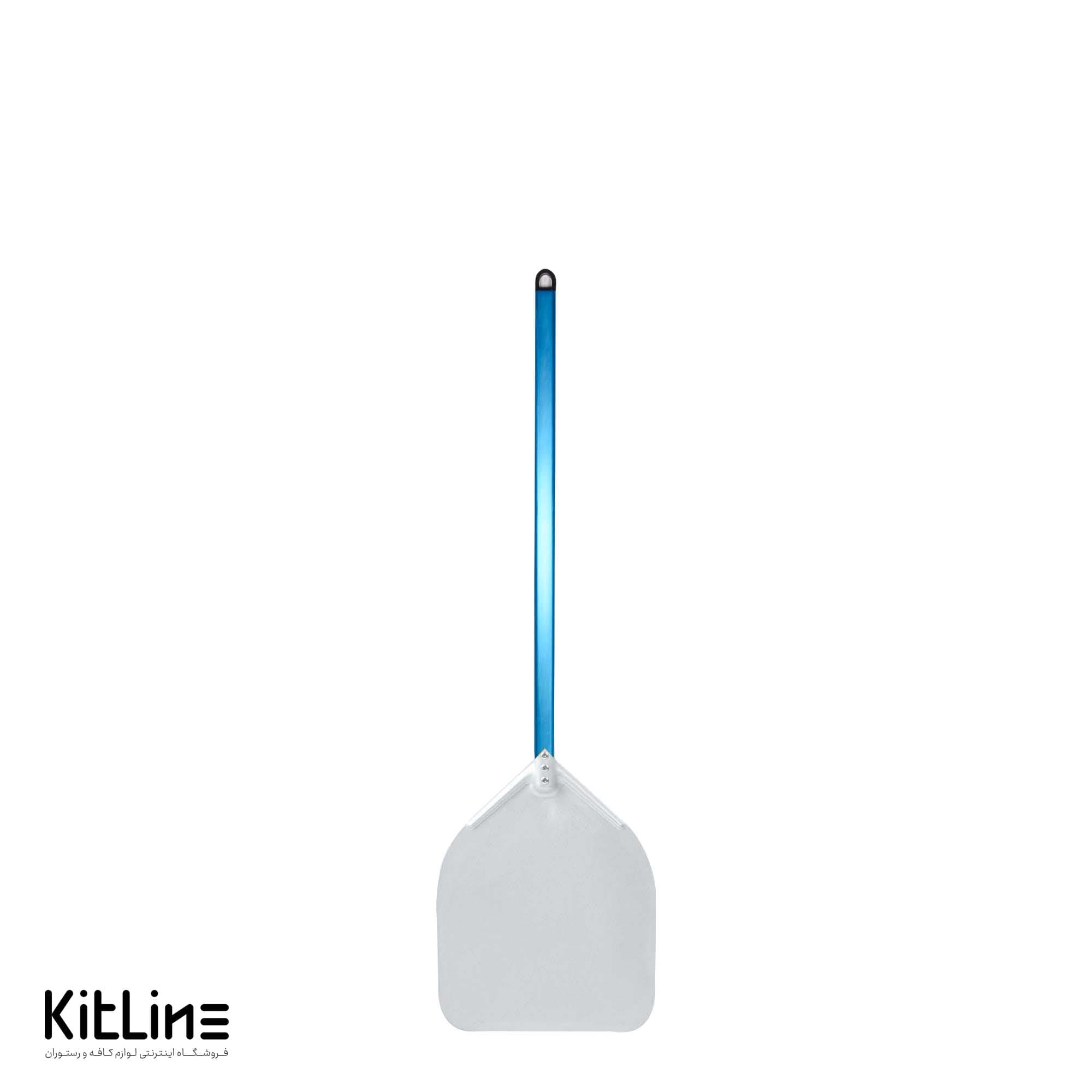 پارو پیتزا آلومینیومی مستطیلی کف ۳۲، دسته ۶۰ سانتیمتر کیچن تک