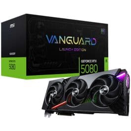 کارت گرافیک RTX 5080 MSI VANGUARD SOC LAUNCH EDITION 16GB
