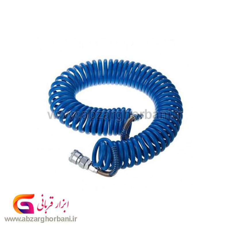 شیلنگ فنری باد 15 متری سایز 8