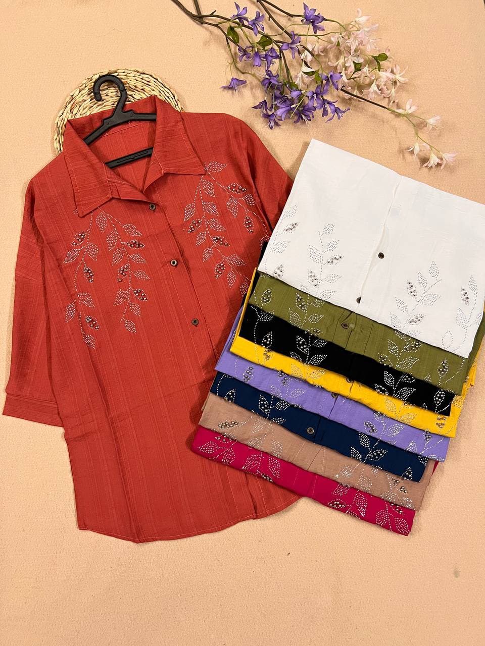 شومیزبابوس طرح شاخه نگین