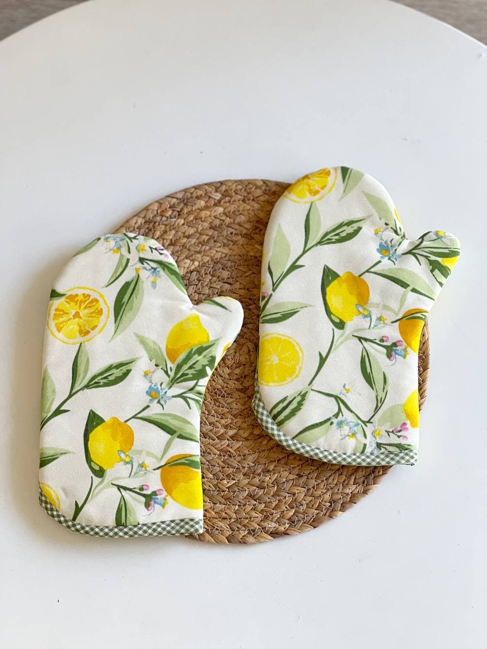 دستکش فر- طرح لیمو