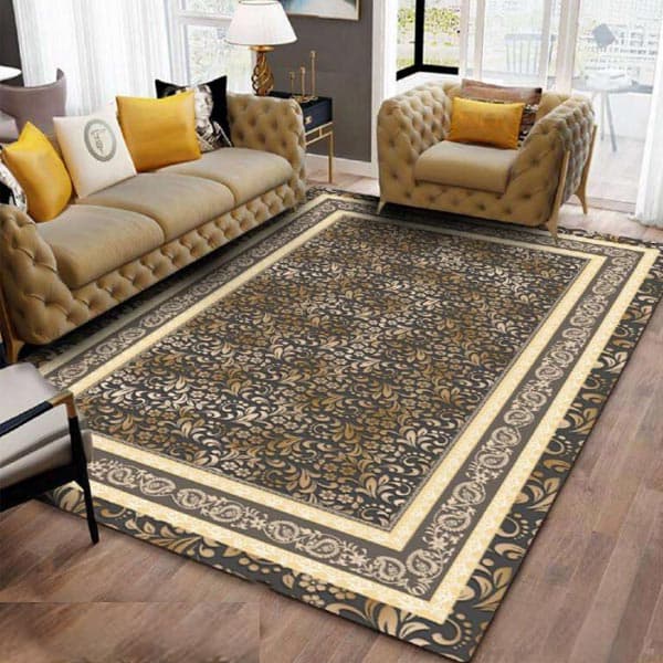 کاور فرش سه بعدی طرح سنتی نگین ترمه مدل 309