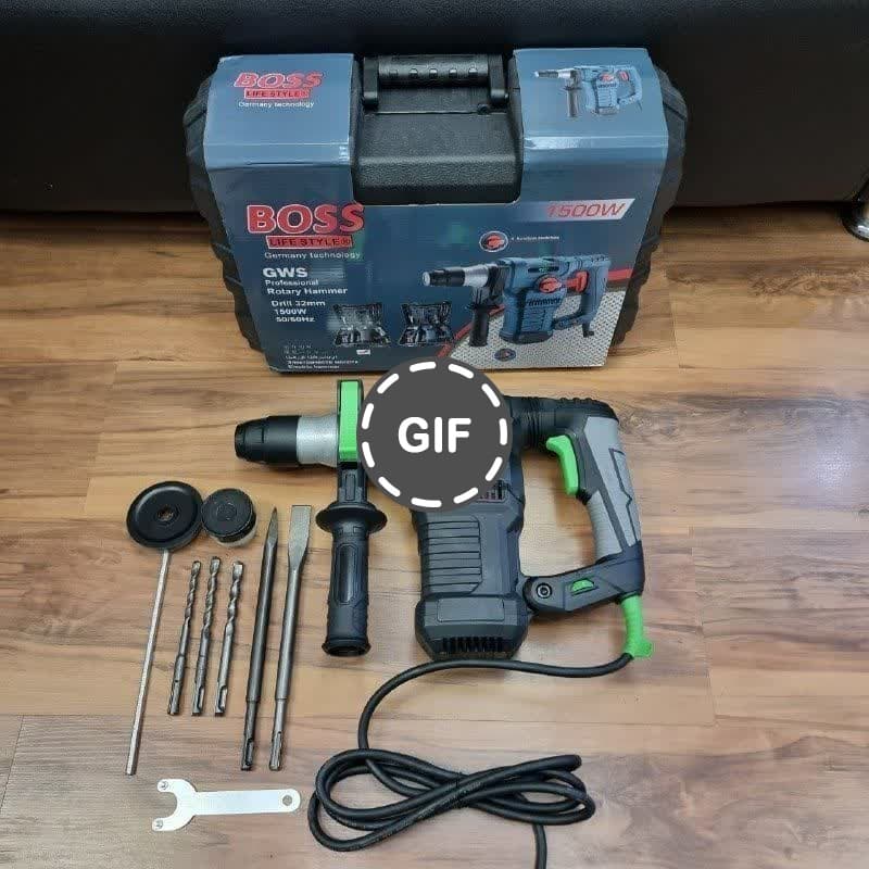 دریل بتن کن ۳۲ میلیمتر چهار شیار باس مدل BS-32g