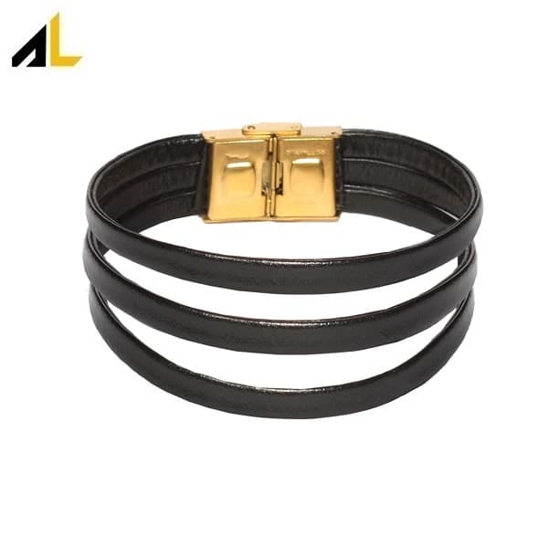 دستبند چرم کد ALD003