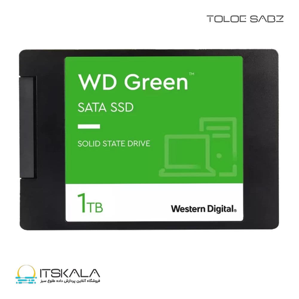 اس اس دی وسترن دیجیتال Green WDS1TB2G0A یک ترابایت