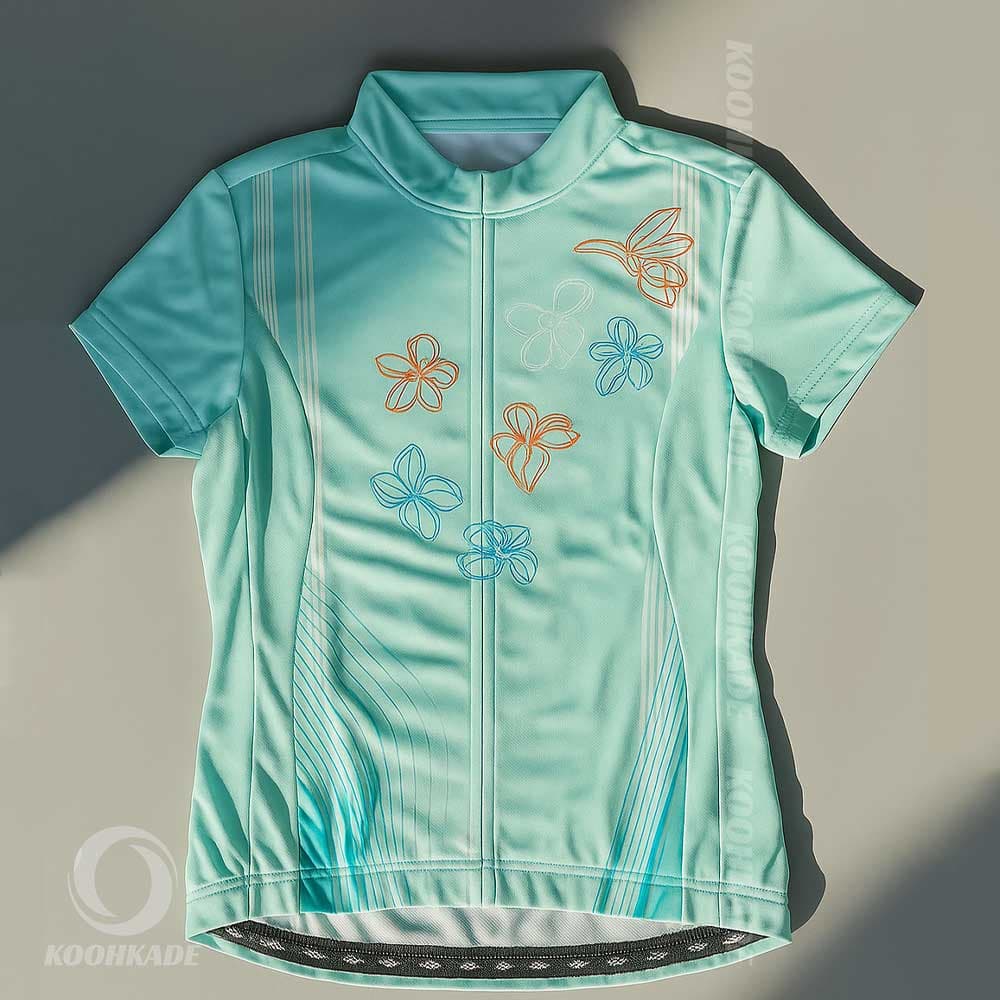 پیراهن دوچرخه سواری CRIVIT طرح پروانه