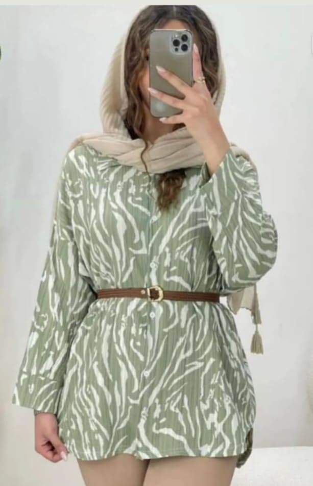 شومیز کاملس سایز فری مناسب سایز ۳۸ تا ۴۶ در ۷ رنگ بندی