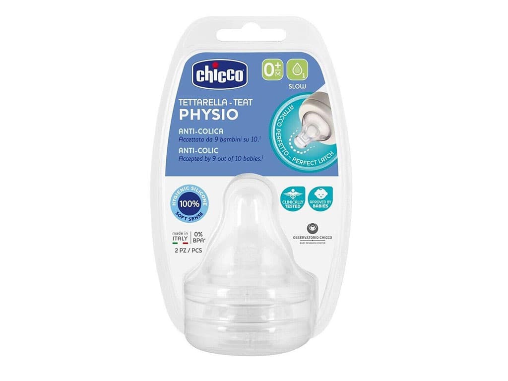 سر شیشه شیر آنتی کولیک دو عددی جریان آرام از بدو تولد چیکو Chicoo