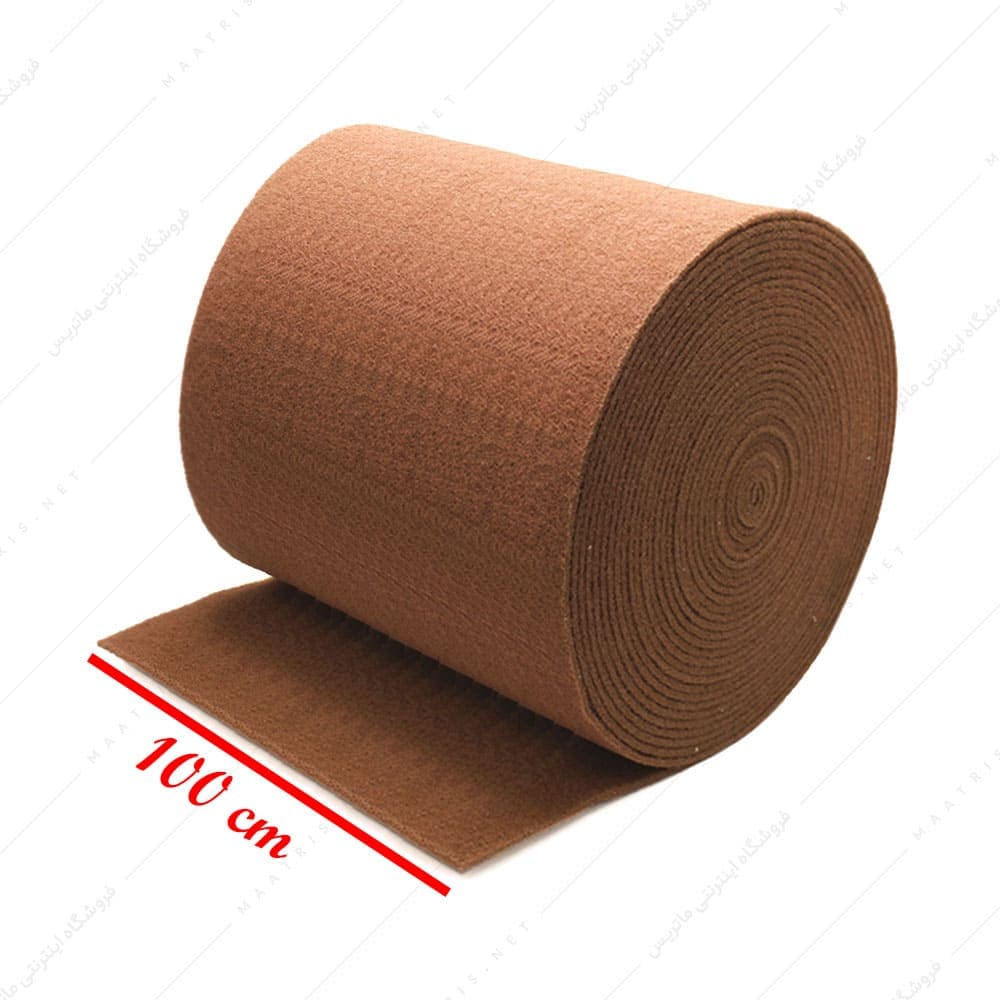 اسکاچ متری عرض 100 سانتی متر قهوه ای زبری متوسط