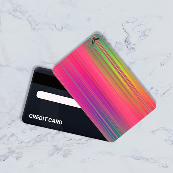 استیکر کارت بانکی مدل فانتزی رنگی کد CAE362-K