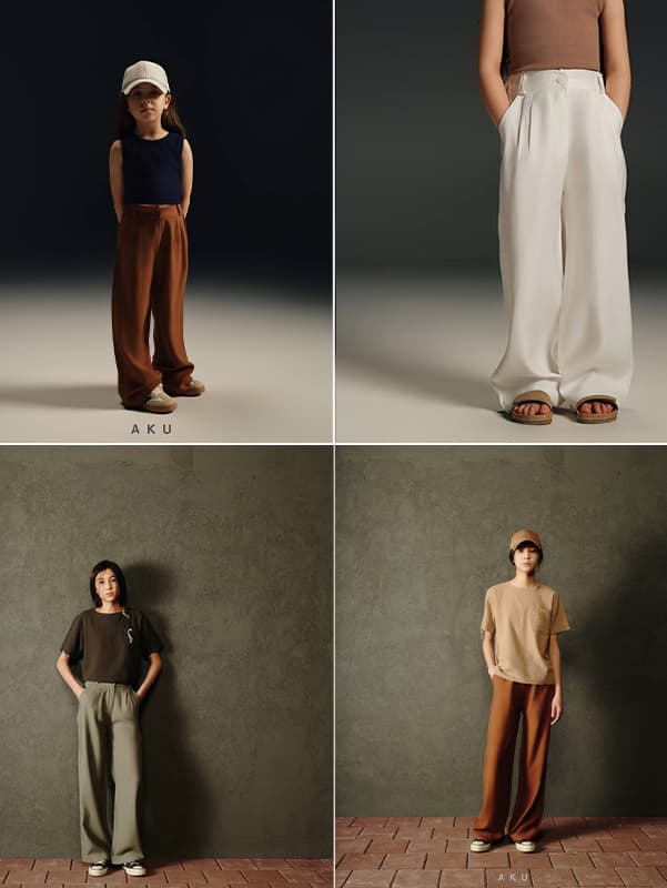 شلوار بگ پارچه ای AKU