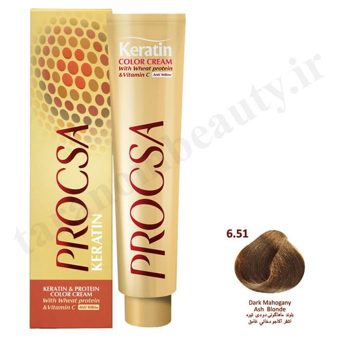 رنگ مو پروکسا بلوند نسکافه ای تیره 6.51