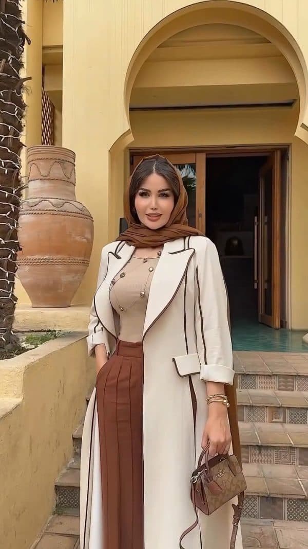 مانتو شلوار زنانه مدل مدینا