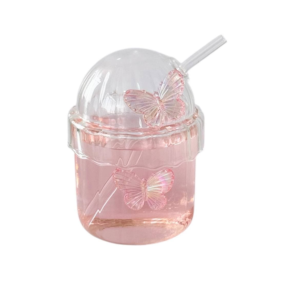 ماگ اسموتی پروانه ای صورتی