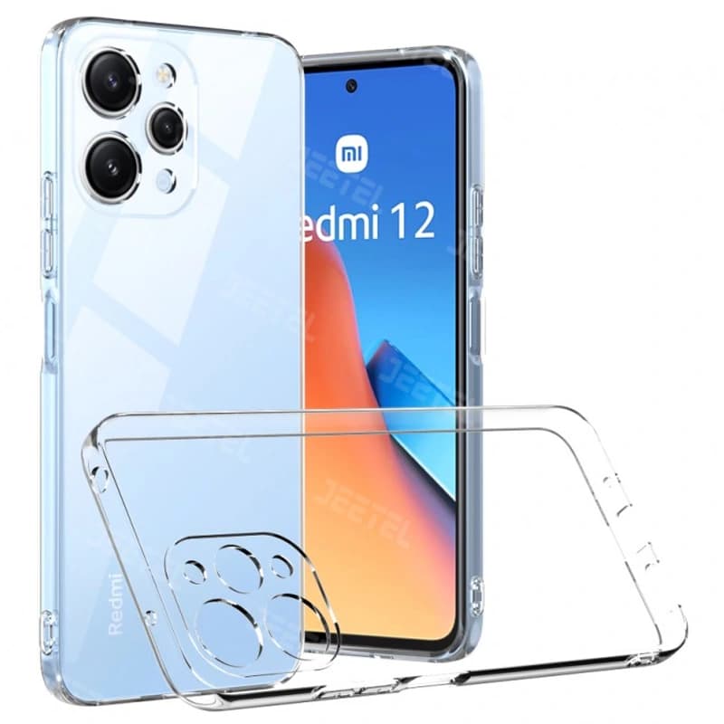قاب گوشی ژله ای شفاف طرح Slim مناسب برای Xiaomi Redmi 12