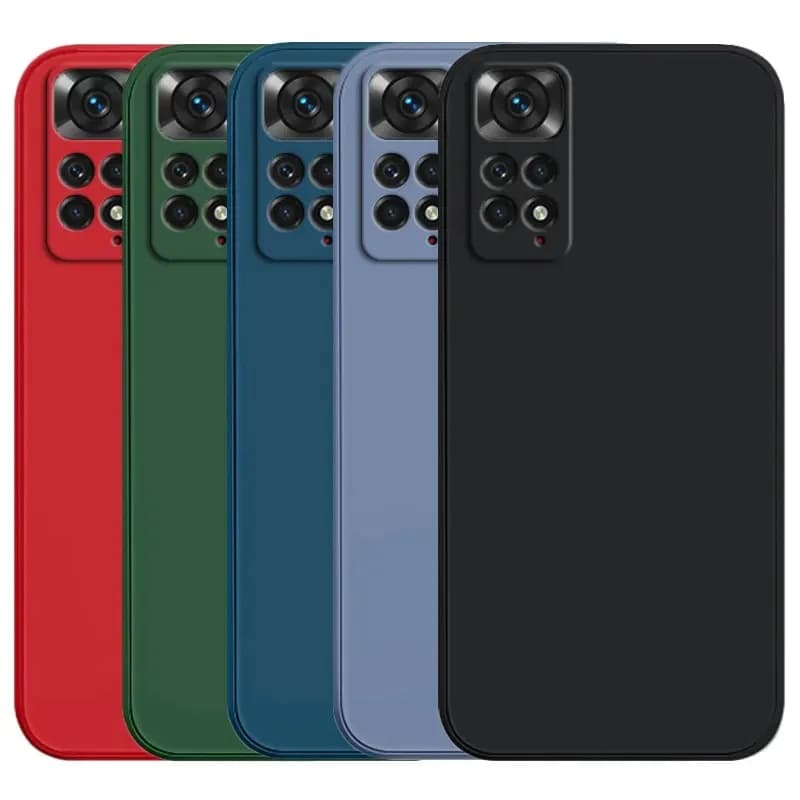 قاب سیلیکونی اصلی شیائومی نوت 11 4G با محافظ لنز