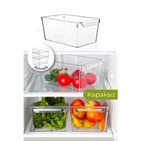 ست نظم دهنده یخچال 3 عددی بزرگ وینف شفاف
