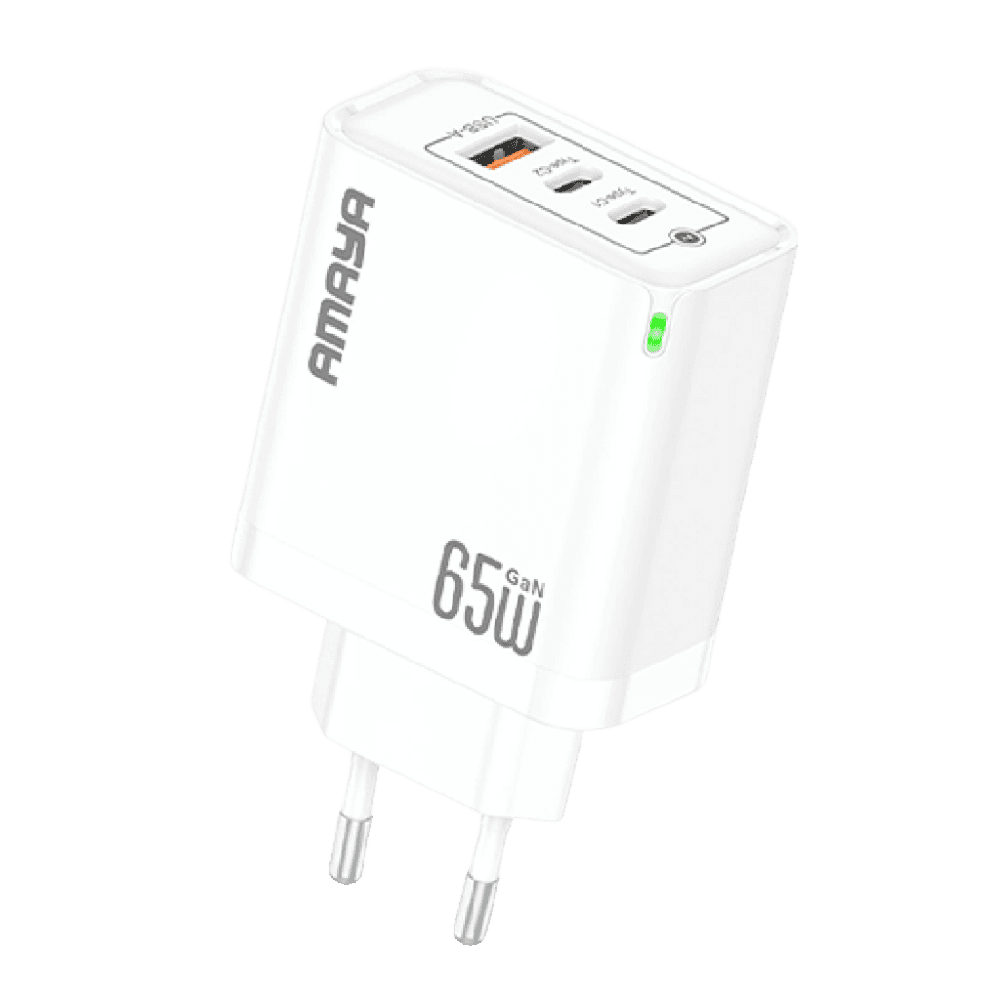 آداپتور شارژ آمایا 65 وات مدل ACW-E102T