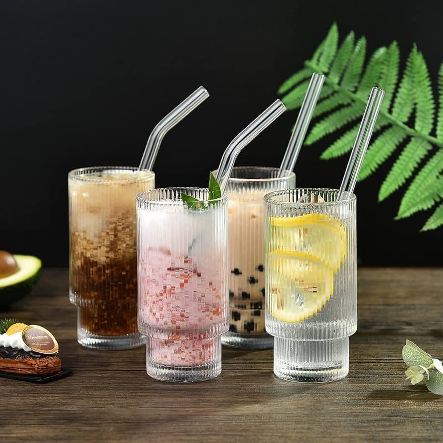 لیوان کتیبه پک 6 تایی لب طلا کد 1018075