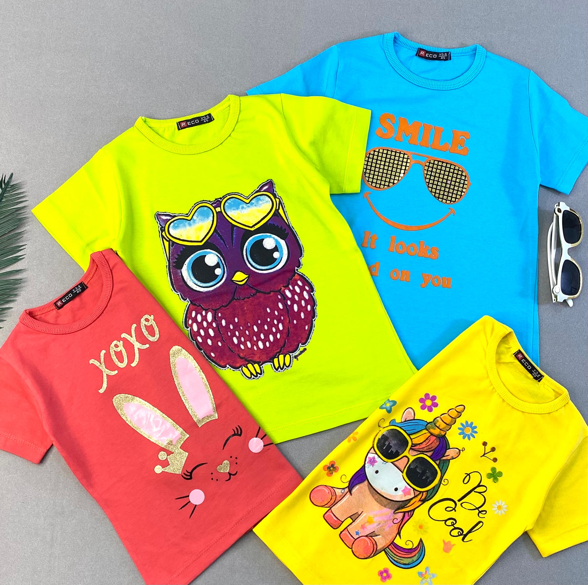 تیشرت دخترانه سایز 35 و 40