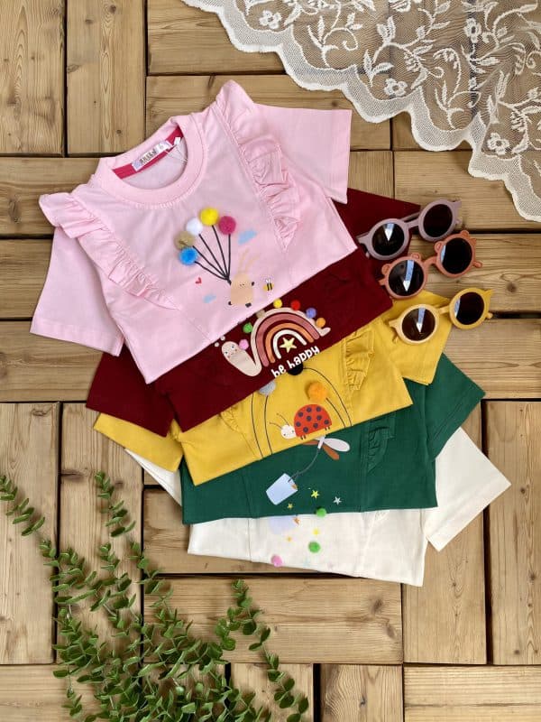 تیشرت های دخترونه چیندار