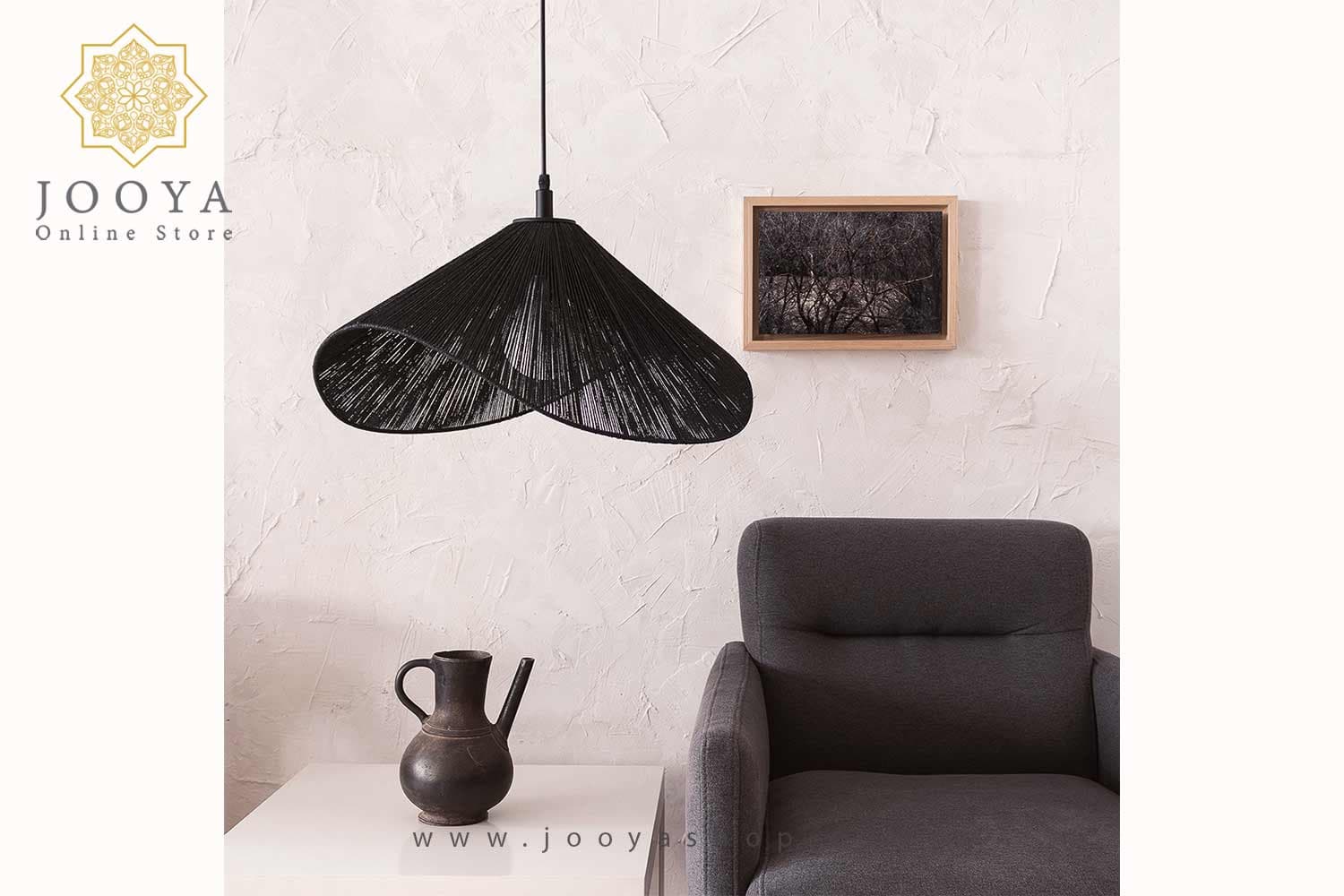 لوستر روشنا مشکی