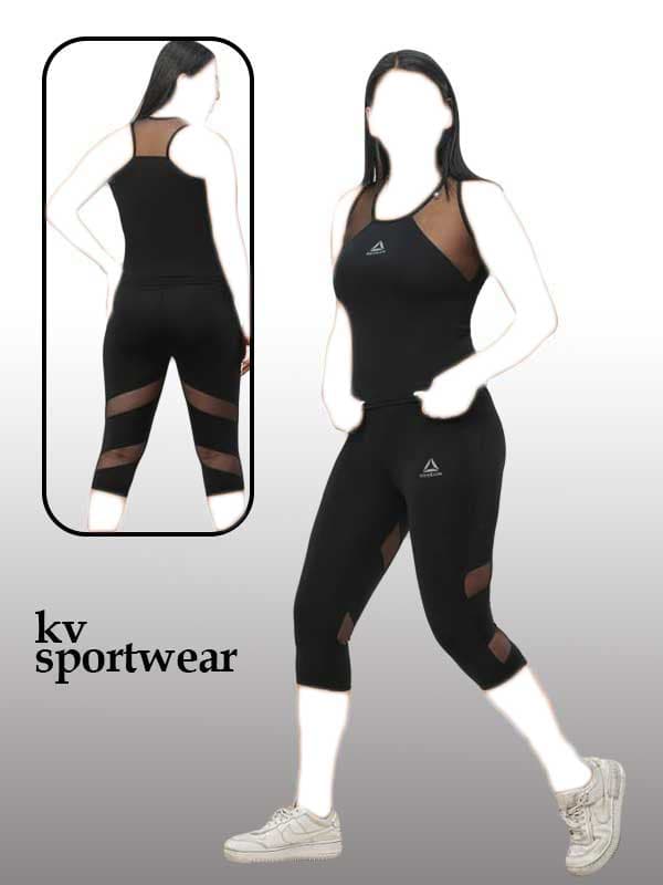 ست تاپ شلوارک ورزشی زنانه Reebok کد 001