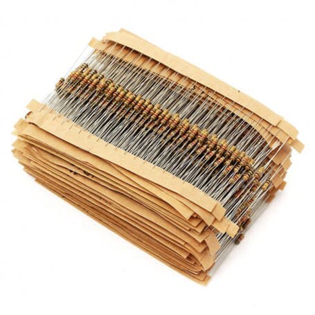 مقاومت 33M اهم 0.25w بسته500 تایی