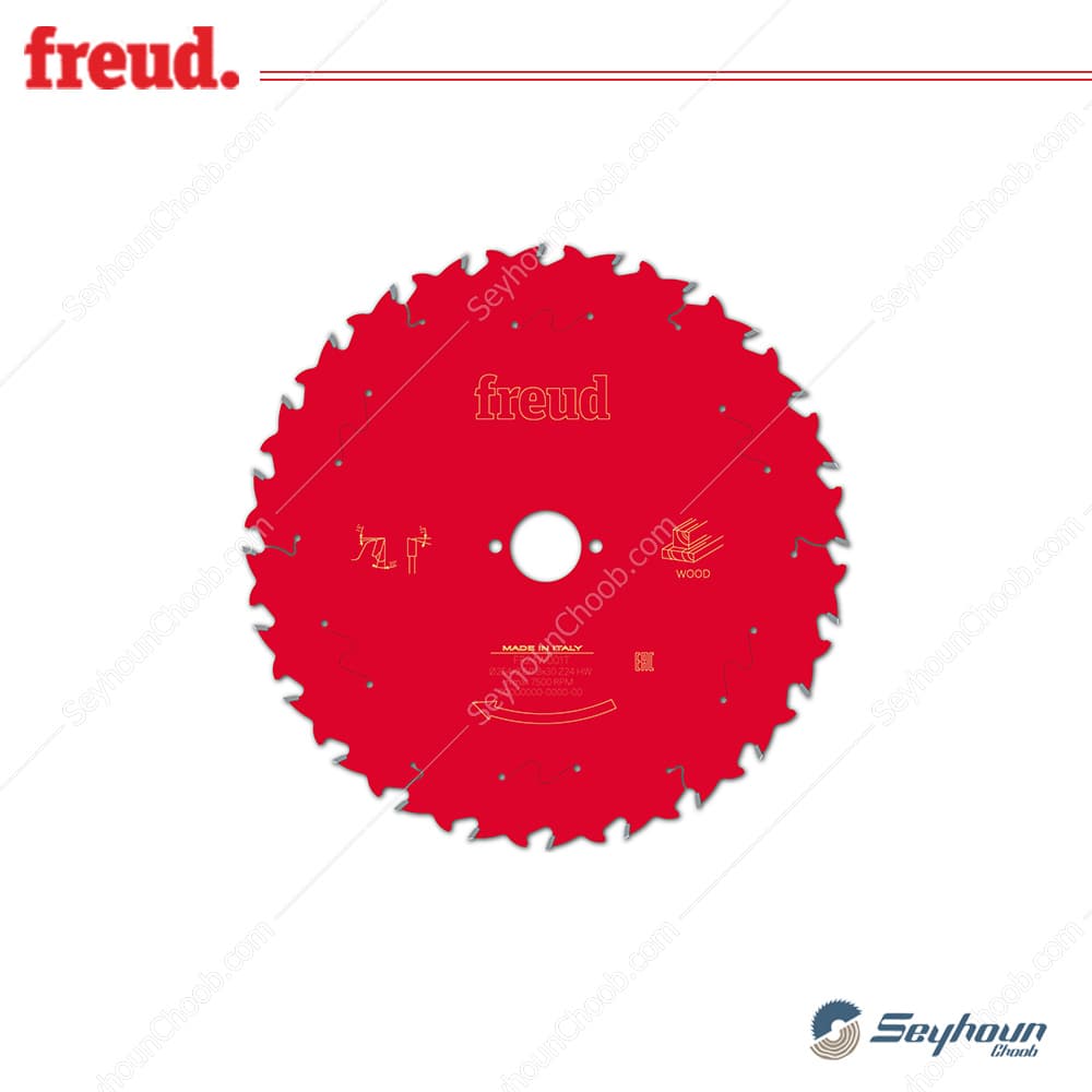 تیغ اره الماسه چوب بر قطر 25.4 سانتی متر 24 دندانه فرود مدل FR24W001T