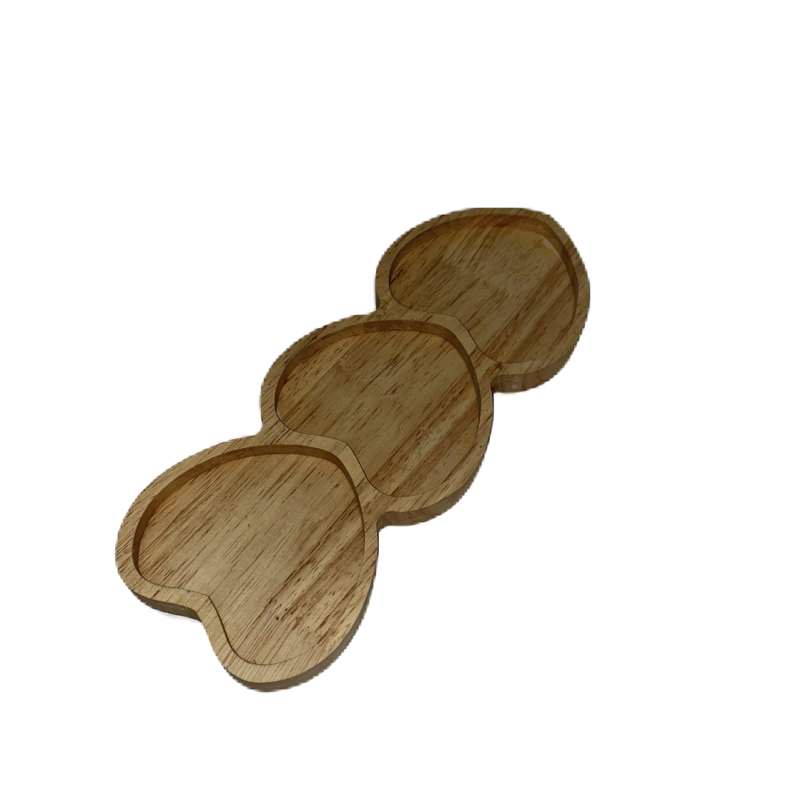 اردوخوری چوبی ۳ خانه قلبی رابروود