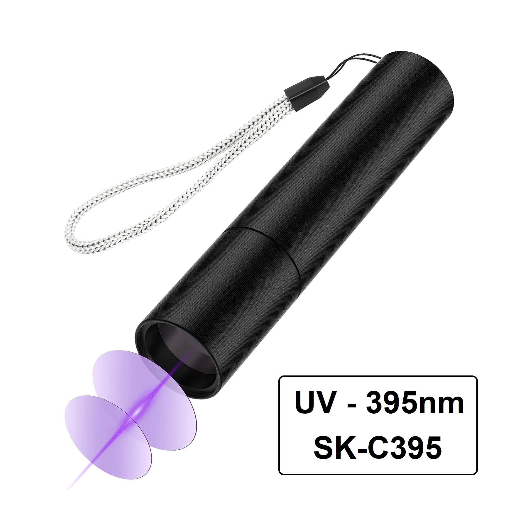 چراغ قوه یووی 395nm اسکای سون SK-C395 بدنه ضدآب