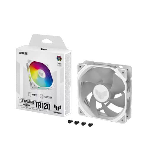 فن کیس ایسوس مدل TUF Gaming TR120 ARGB White