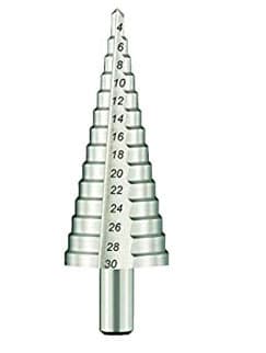 مته کاجی (مخروطی) سایز ۴ تا ۳۲ میلیمتر آزارا(ولف)