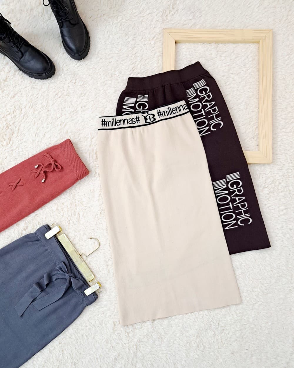 دامن بافت - کد 558